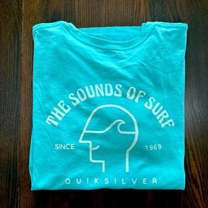 Men’s RVCA light aqua Tshirt size L